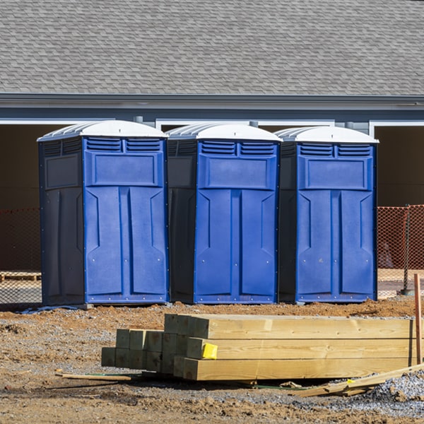 is there a specific order in which to place multiple porta potties in Regal Minnesota